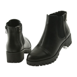 M.Daszyński Botas femininas de inverno Daszyński MR1813 preto 4