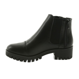 M.Daszyński Botas femininas de inverno Daszyński MR1813 preto 2