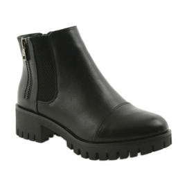 M.Daszyński Botas femininas de inverno Daszyński MR1813 preto 1