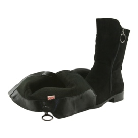 M.Daszyński Botas de camurça preta SA130 preto 4 M.Daszyński Botas de camurça preta SA130 preto 4