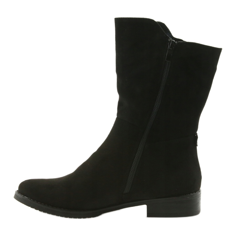 M.Daszyński Botas de camurça preta SA130 preto 2 M.Daszyński Botas de camurça preta SA130 preto 2