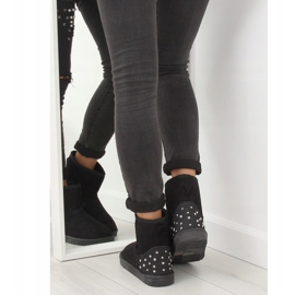 Botas de neve femininas negras M297 pretas preto 1