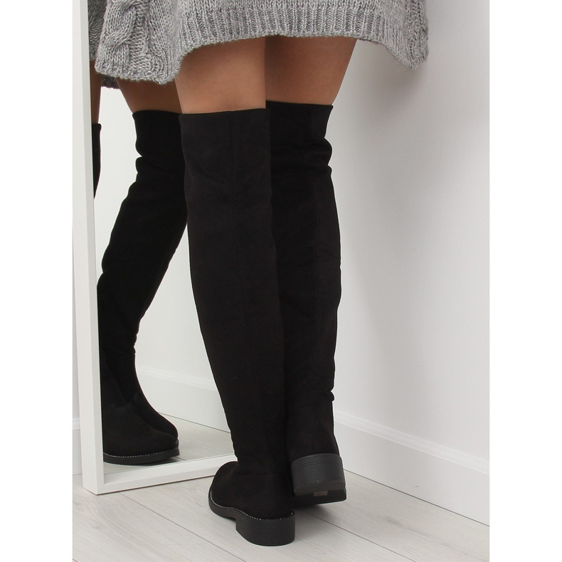 Botas de mosqueteiro pretas 0-231 pretas preto 2