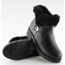 Botas pretas femininas pretas SJ1820-1 Pretas preto 2