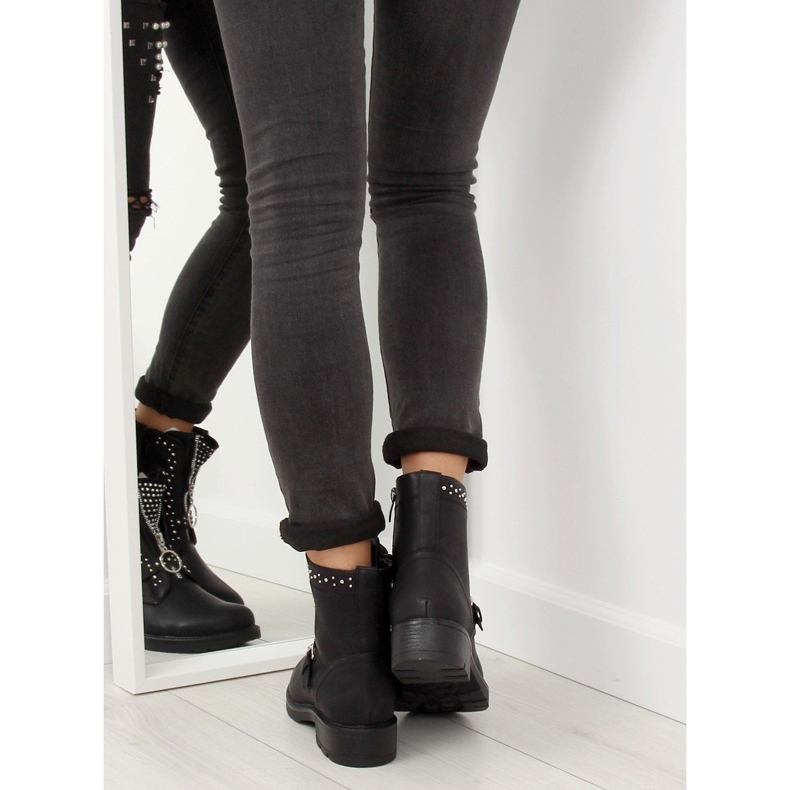 Botas pretas para mulheres BH135-KB pretas preto 1