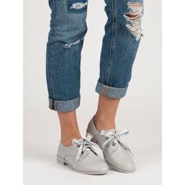 Tina&Co Brogues amarrados cinza 2