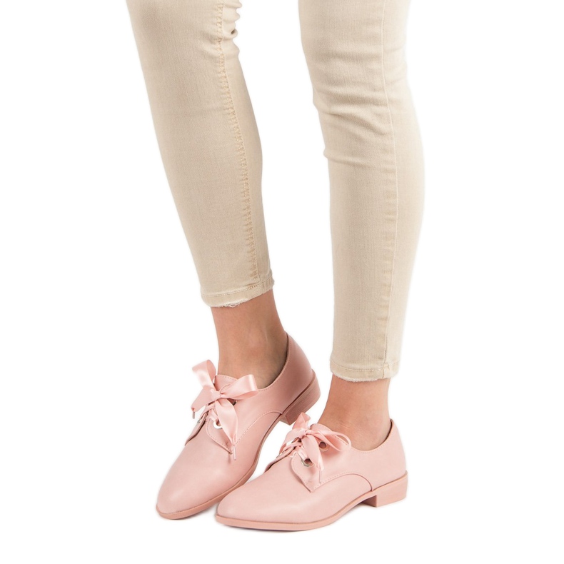 Tina&Co Brogues amarrados rosa 2