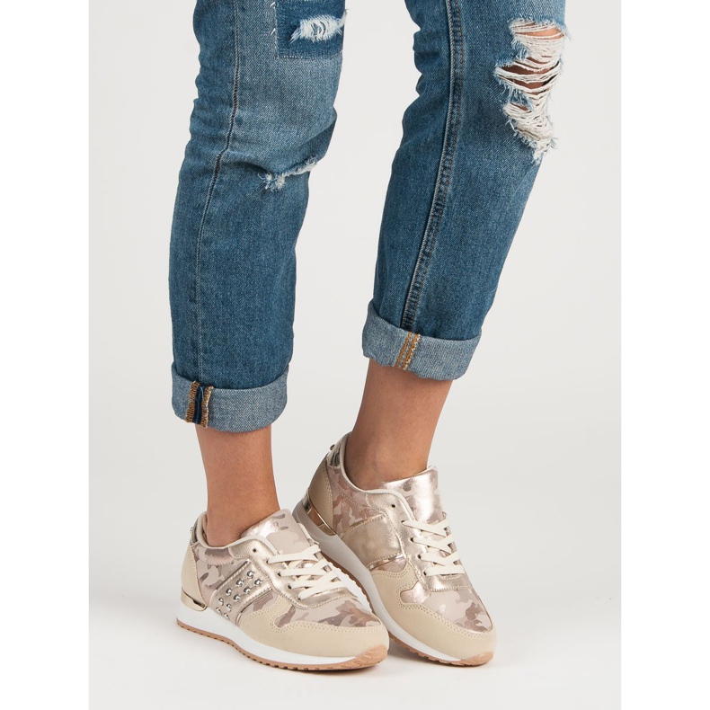 Calçados Esportivos da Moda amarelo rosa 1