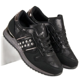 Calçados Esportivos da Moda preto cinza 1