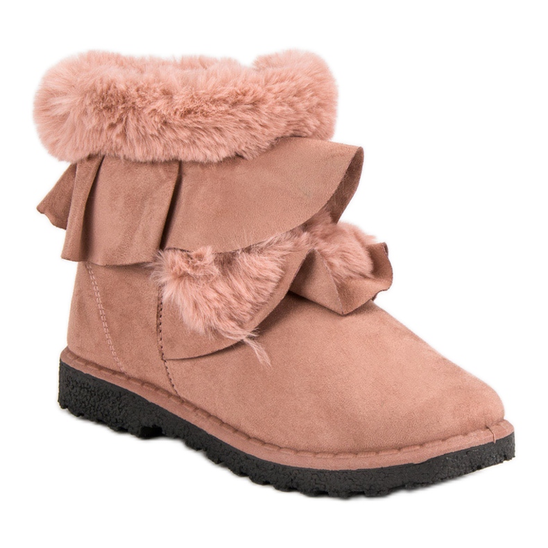 Seastar Botas de pólvora com babado rosa 1 Seastar Botas de pólvora com babado rosa 1