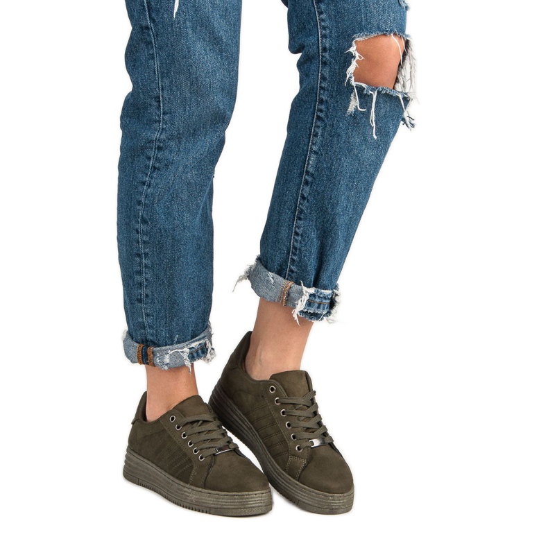 Tênis na plataforma MCKEYLOR verde 1