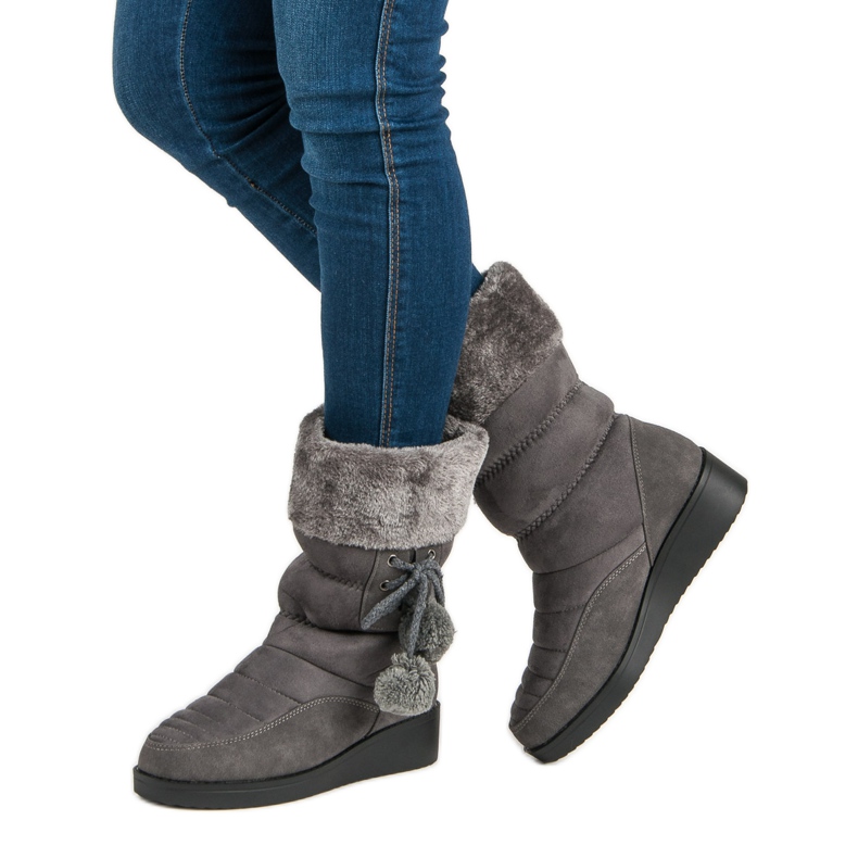 Seastar Botas de neve cinza 1 Seastar Botas de neve cinza 1