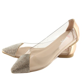 Bailarinas rosa transparente LT111P Champagne 2
