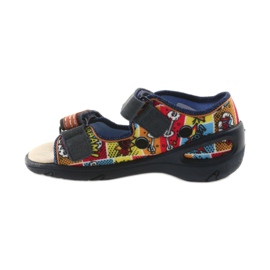 Sandálias de calçado infantil Befado 065P117 multicolorido 2