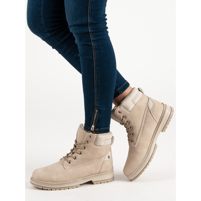 Juliet Botas quentes de caminhada castanho 2