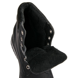 Juliet Botas quentes de caminhada preto 1