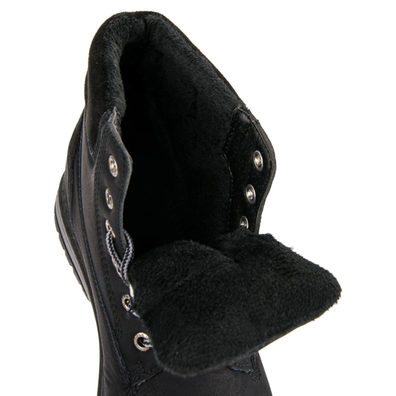 Juliet Botas quentes de caminhada preto 1