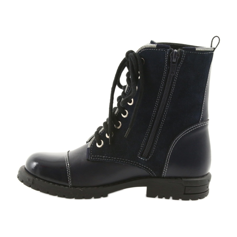 Botas de menina Zarro 69/03 azul marinho multicolorido cinza roxo preto 2