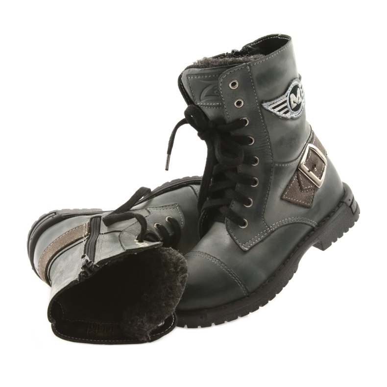 Botas cinza Zarro 933 cinza para criança multicolorido 4