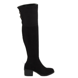 Botas pretas de salto alto BH131-HB pretas preto 1