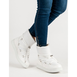 Seastar Botas de neve quentes branco 2