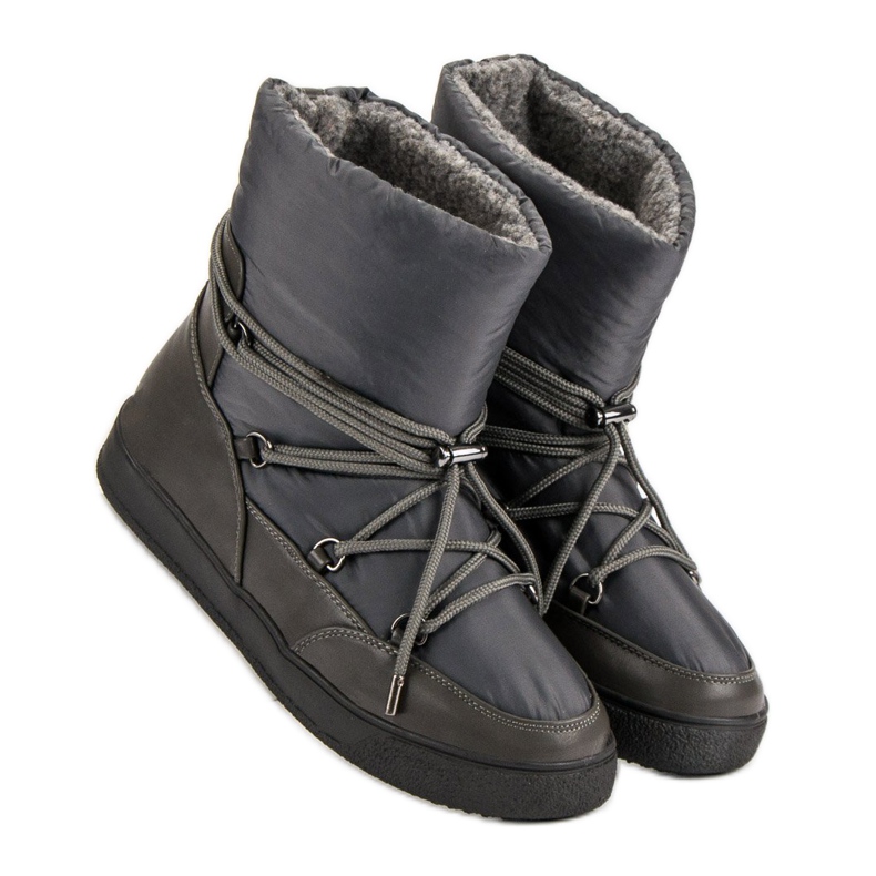 Seastar Botas de neve quentes cinza 1