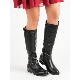 Super Me Botas de equitação clássicas preto 2