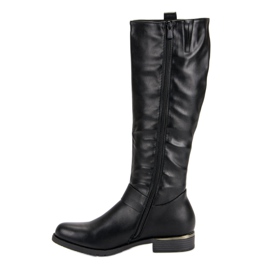 Super Me Botas de equitação clássicas preto 1