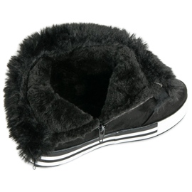 Ideal Shoes Tênis Alto Isolados preto 1