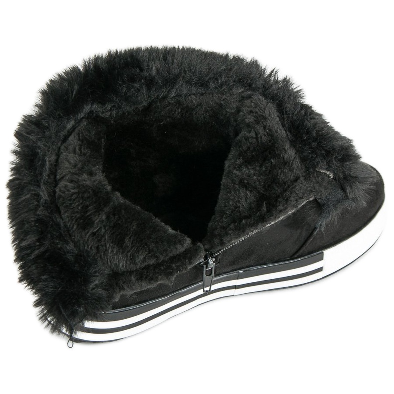 Ideal Shoes Tênis Alto Isolados preto 1