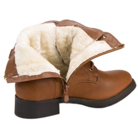 SDS Botas de camelo quentes marrom 2