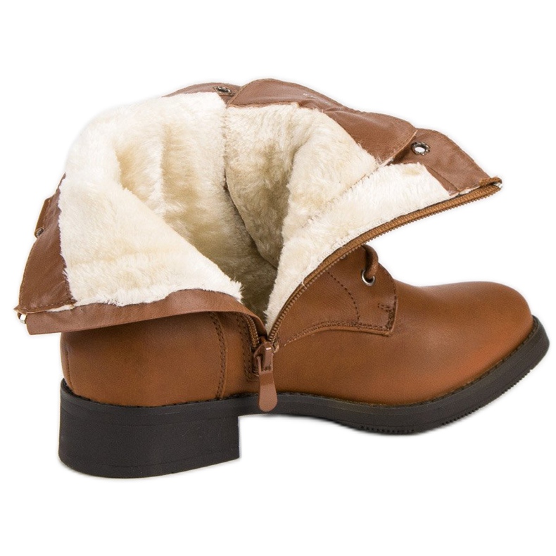 SDS Botas de camelo quentes marrom 2