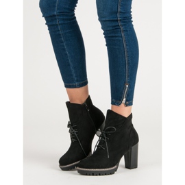 Nio Nio Botas elegantes na plataforma preto 2