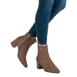 Super Mode Botas Bege Casuais 2