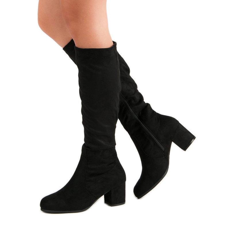 Nio Nio Botas pretas clássicas preto 2 Nio Nio Botas pretas clássicas preto 2