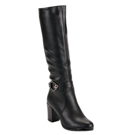 Super Me Botas pretas clássicas preto 1