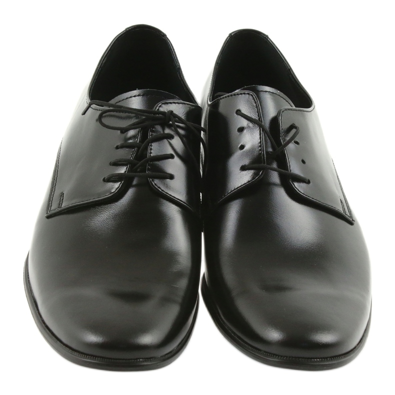 Sapatos de couro preto clássico TUR 231 4