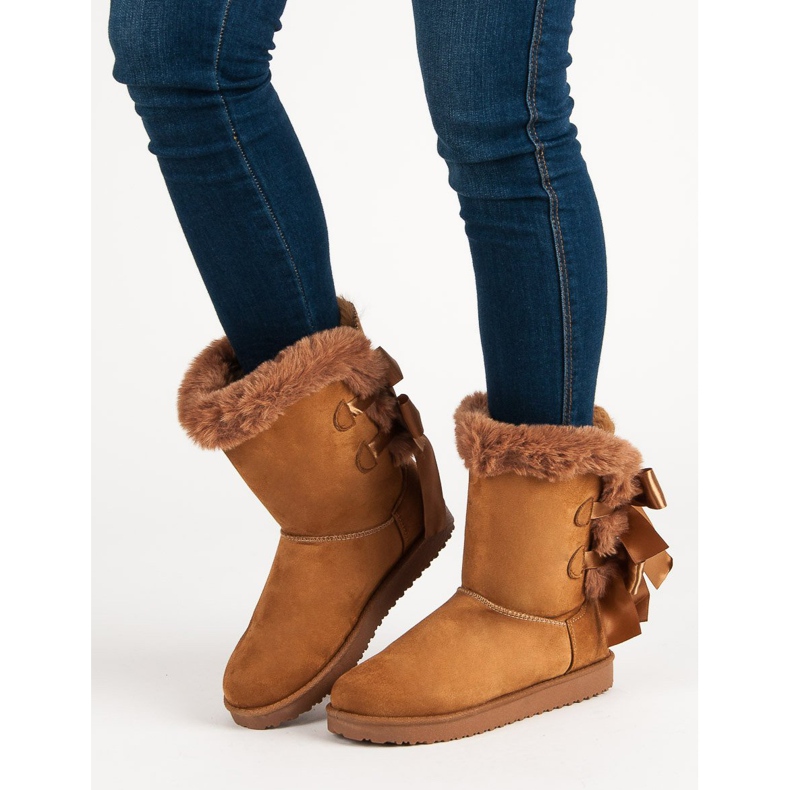 High Mukluki com arcos castanho 1