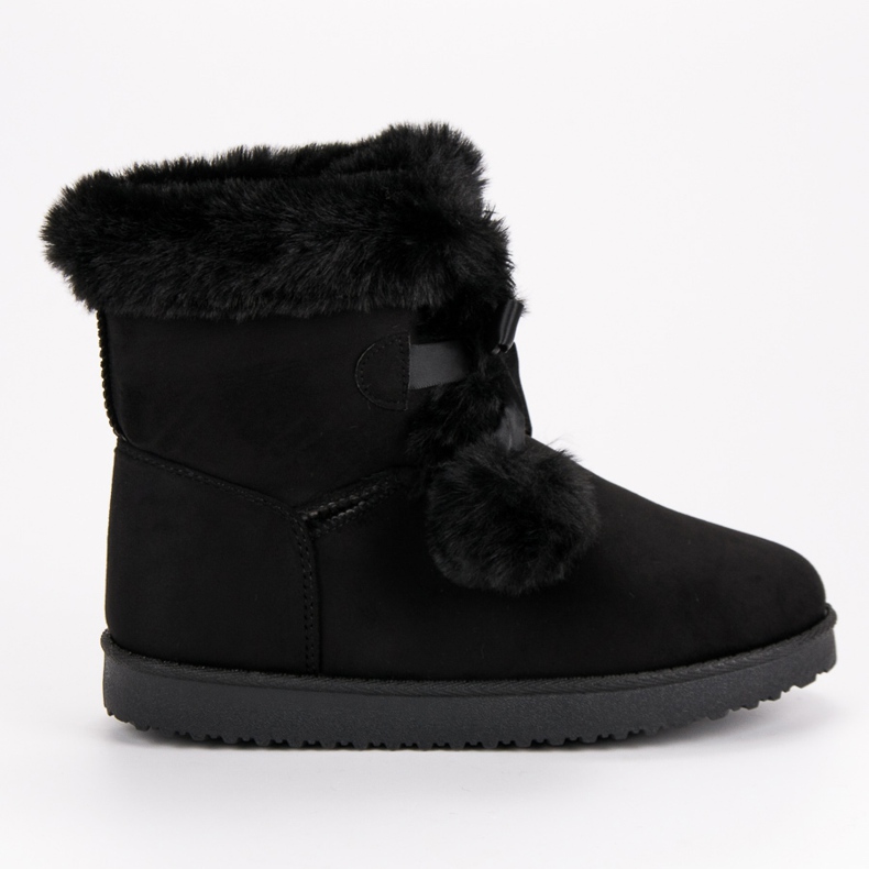 Fashionable Black Mukluki preto 2