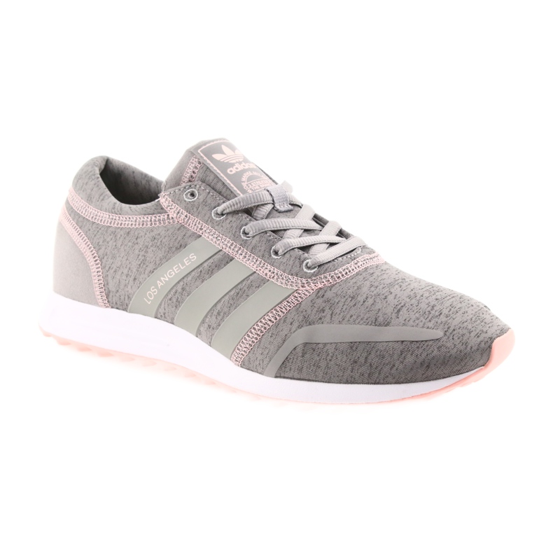 Adidas ORIGINALS Los Angeles W cinza rosa 1