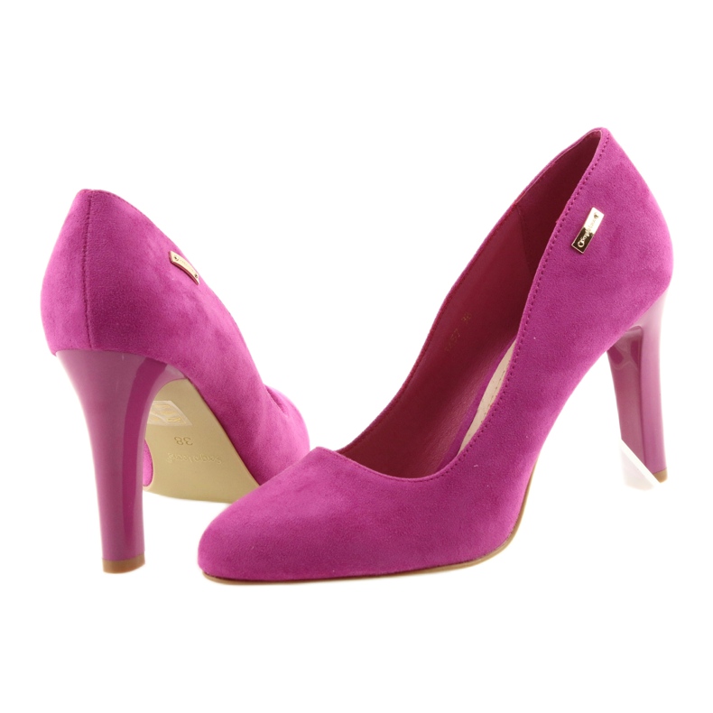 Sergio Leone Sapatos de camurça 1457 rosa 4