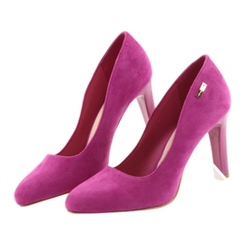 Sergio Leone Sapatos de camurça 1457 rosa 3