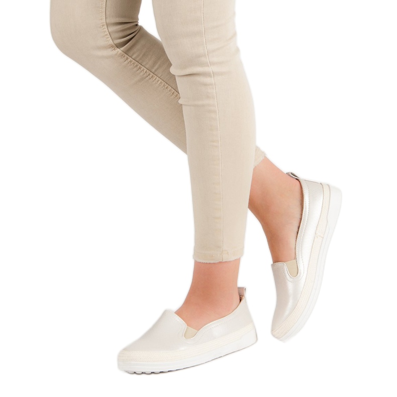 Slipons confortáveis amarelo 1