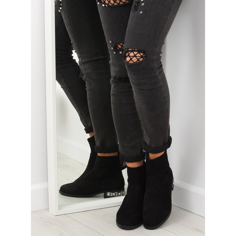 Botas pretas femininas pretas 168-176 pretas preto 1