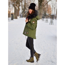 Trabalhadores elegantes cáqui VINCEZA verde 1