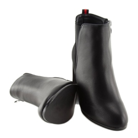 Botas pretas de salto alto A5580 pretas preto 2