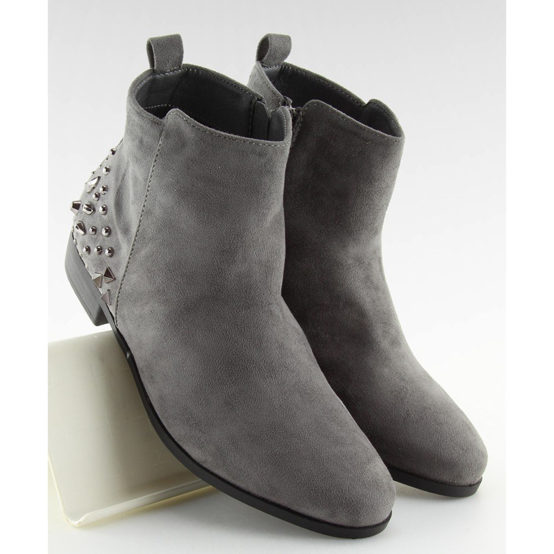 Botas cinza Jodhpur MB188-112 cinza 2