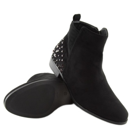 Botas Jodhpur pretas MB188-112 pretas preto 1