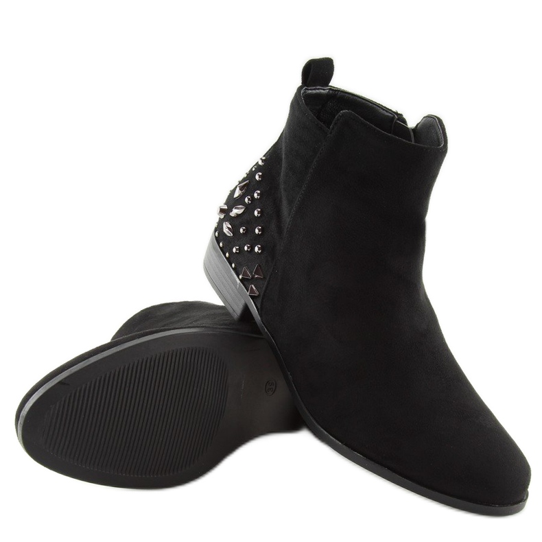 Botas Jodhpur pretas MB188-112 pretas preto 1