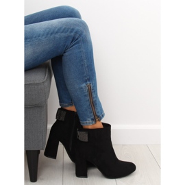 Botas pretas de salto alto Z199 pretas preto 2